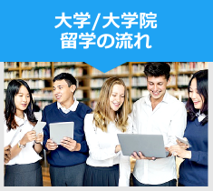 大学/大学院留学の流れ 大学/大学院留学の流れ
