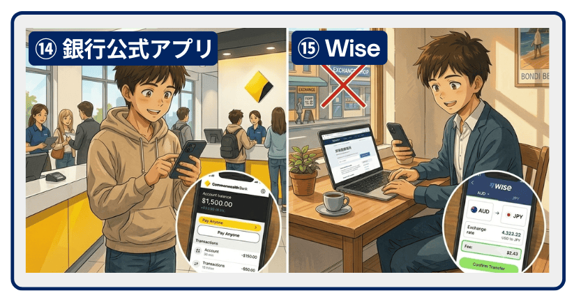 オーストラリアの銀行・送金・お金管理に役立つアプリ一覧