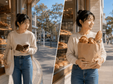 Too Good To Goでオーストラリアの売れ残り食品をお得に受け取る様子。廃棄前のパンを安く購入し食費を節約