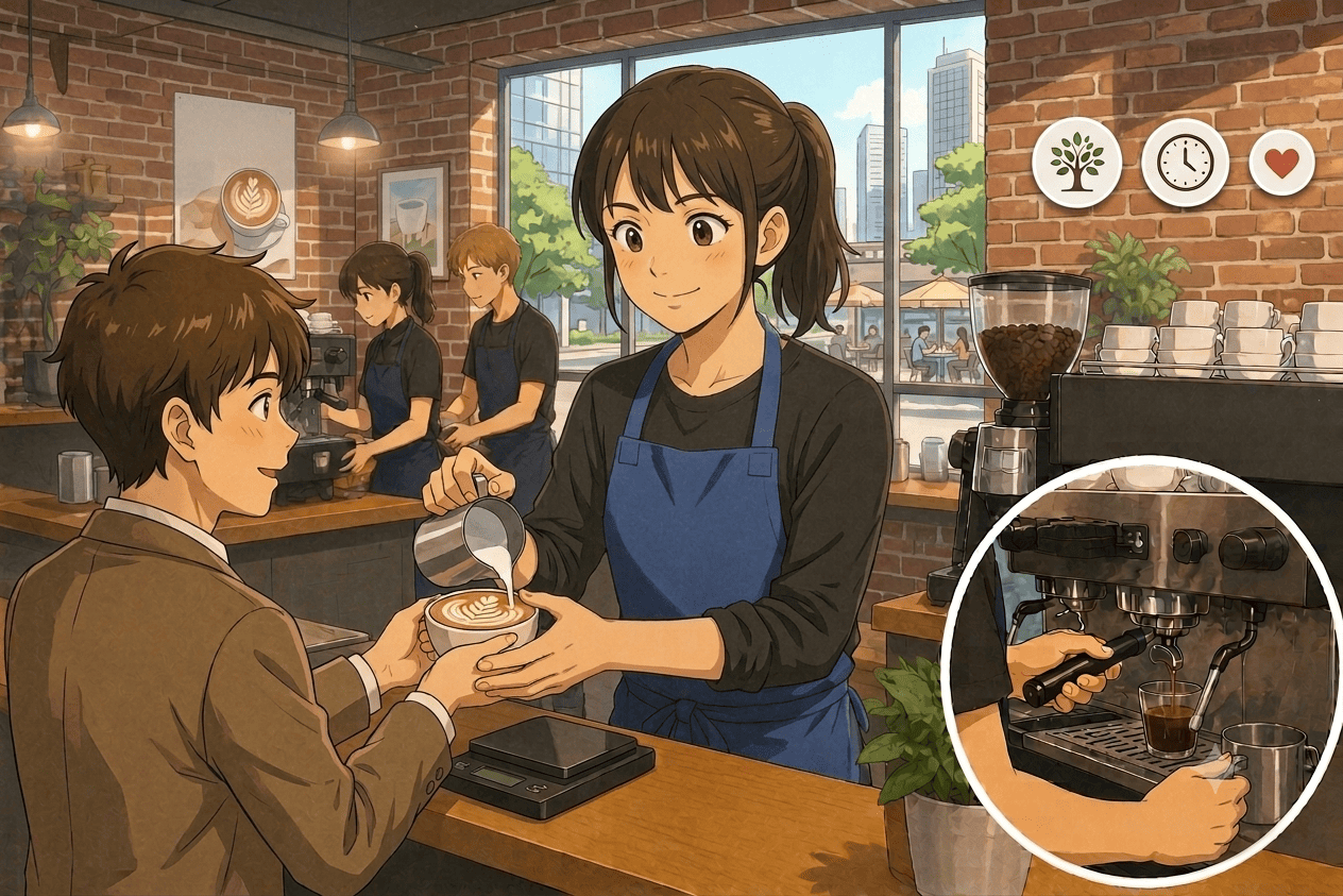 バリスタコースを開講している語学学校3校